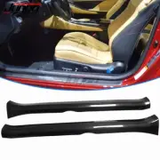 Carbon Door Sill Protector Cover Trim For Lexus RC300 RC350 RC F Sport 2015-2019 (for: Lexus)