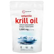 Micro Ingredients, Antarctic Krill Oil, 300 Softgels (500 mg per Softgel)