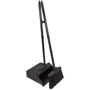 Carlisle 36141503 Duo-Pan Black 36" Lobby Dustpan And Broom