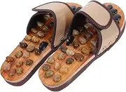 Foot Massager Slippers Pebble Massage for Circulation Comfortable Home Office Use 39-40 Size