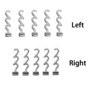 1 bag Dental Orthodontic Spiral Crimpable hooks Cross Multi-fuction Long Right
