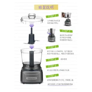 Cuisinart 美膳雅 玩味輕鬆打 4杯迷你食物處理機/調理機 ECH-4GMTW