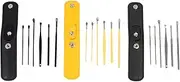 SAFIGLE 3Sets Portable Ear Cleaning Tools Ear Wax Removal Kit for Safe and Thorough Ear Care Lightweight and Durable Scoops for Adults