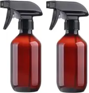 Plastic Spray Bottles Clear and Brown Refillable Container Empty Spray Bottle