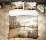 3D Lake Grass Trees 3965NA Bed Pillowcases Quilt Cover Duvet Assaf Frank Fay