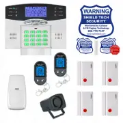 WIRELESS HOME SECURITY SYSTEM LCD BURGLAR HOUSE ALARM VOIP PHONE LINE DIALER HH
