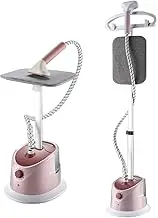 Clothes Steamer for Clothes,1800W Upright Garment Steamer,Professional 90°Hanging and 180° Horizontal 2 in 1 Ironing,with 10 Steam Levels, Quickly Remove Wrinkles
