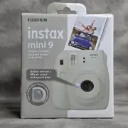 FUJIFILM Instax Mini 9 Instant Camera | Smoky White | w/Selfie Mirror