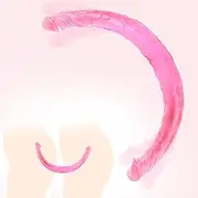 KFr3-DP 16.5 Inches Silicone Material Realistic Classic Hands-Free Suction Cup Tool for Female, Bring You a Feeling A Novel Experirence and Extra Feeling