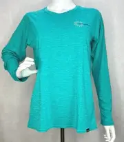 Patagonia Womens Cap Cool Daily Graphic Shirt NWT Medium color Waters Blue X-dye