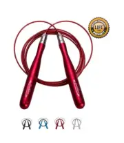 Speed Jump Rope with Ball Bearings ⚙️ Adjustable, Self-Locking Aluminum Handles