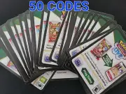 50 X Scarlet & Violet Base SV1 Booster Pack TCG Live Pokemon Code Card Online