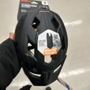 Mongoose Capture Bike Helmet with Go Pro Camera Mount Youth Black Ages 8+