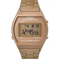 在飛比找樂天市場購物網優惠-CASIO手錶 流線型玫金電子鋼錶【NECA10】