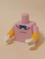Lego MiniFigures Krusty Shirt Torso Tie Elbow Hands Authentic New Free Shipping