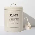 Rustic Flour Storage litres Container Decor