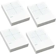 HOODANCOS Math Notepads Axis Graph Paper 4pcs Number-line Exercise Books Math Practice Sheets Coordinate Notepad Axis Coordinate Sheets