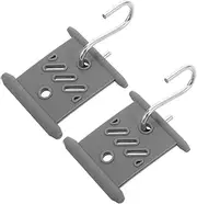 WEKADRIN 2pcs Car Awning Hook Spotlight Bracket Car Snake Statue Decor Electric Vehicle Bracket Gradient Color Rod Rattan Universal Accessories Blue Accessories Soap Hang Bell Metal