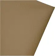 bandezid Faux Leather Fabric Leatherette Faux Leather Upholstery Material Reupholster Upholstery Restaurant Chairs Sofas Car Seats Fabric - Faux Leather Upholstery Material Per Metre-Natural 6 1.6x3m