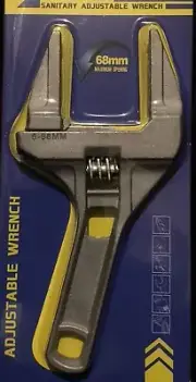Adjustable Wrench Sanitary Ware Water Pipe Faucet Handle Large Open Spanner Tool