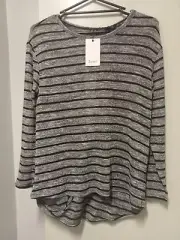 Bardot Open Back Lurex Draper Top Size 10
