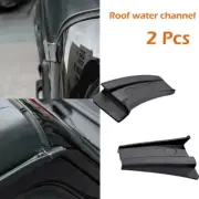 2pcs For Jeep Wrangler Gladiator Water Rain Gutter Extension Channel Accessory (for: Jeep)