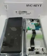 Samsung galaxy S21 Ultra 5G Silver LCD Touch Screen Digitizer Frame G998 OEM NEW