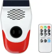 Solar acousto-Visual Alarm Outdoor Waterproof Motion Sensor 129db