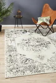 Rug Culture Silver & Grey Soft Rug