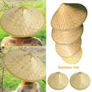 Handmade Bamboo Hat Weave Straw Rainproof Hat Cute Sunshade Hat Women