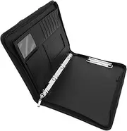 CANIGHT Multi-Compartment File Folder Zipper File Holder A4 Loose-Leaf Bag Office Home Storage Men's Storage