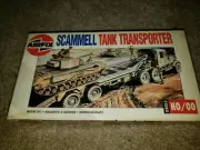 Airfix plastic HO/00 1:76 Scammell tank transporter model kit vintage