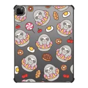 iPad Pro 12.9-inch (5th/6th gen) iPad Impact Case Sloth Strawberry Donut with Chocolate Cake & Candy