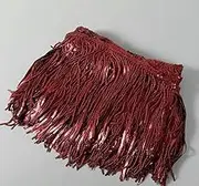1-5 Yard 17cm Glitter Sequin Fringe Tassel Lace Trimming Latin Dance Wedding Dresses Clothes DIY Crafts Trim