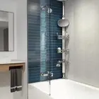 Artika Azzuro Standing Shower Caddy Light Gray, SC-AZ3-C2 10.24"×9.45"×98,43"H/D