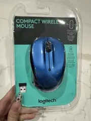 Logitech Silent WRLS M220 Mouse, 2.4GHZ With USB Receiver In Blue