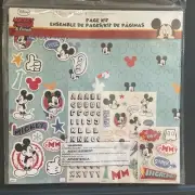 Disney Mickey & Friends 12 x 12 Page Kit and stickers new