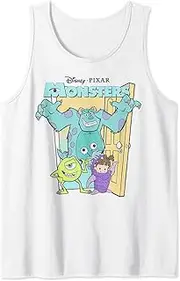 [Disney] Pixar Monsters Inc. Mike Sully Boo Group Poster Tank Top