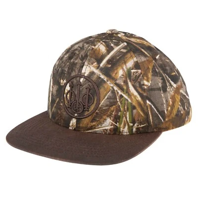 BERETTA Flat Bill Hunting Hat Cap Trident Multi-Cam Camouflage Camo Snapback NEW