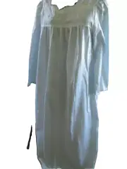 NWT Womens Go Softly blue floral long sleeve long night gown Large