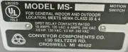Conveyor Components Model MS Motion Switch