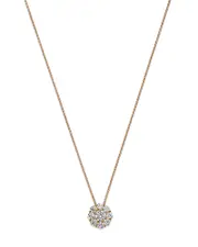 Bloomingdale's Fine Collection Diamond Flower Cluster Pendant Necklace in 14K Yellow Gold, 0.50 ct. t. w.
