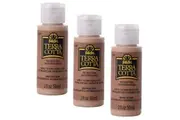 3x Plaid FolkArt Terra Cotta 59ml Acrylic Art Paint Dusty Trail Textured Finish