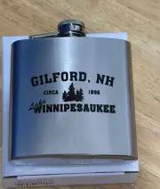 Stainless Steel Liquor Pocket Hip Flask Alcohol Whiskey Screw Cap Flagon 6 oz