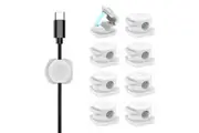 CHOETECH MCC001-WH 6 Pack Professional grade Magnetic Lock Cord Holder Clips White