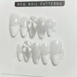 [YN40] NAILBOX DESIGN 10 FAT NAILS - GEL PAINT CODE 黑色白色果凍 O