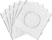YEESON 6 Pieces Large Square Fuse Beads Boards,5mm Plastic Beads Boards Suitable for Children DIY Handmade Craft Beads
