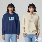 LEE 女款 船錨繩結印花LOGO連帽大學T/厚T 兩色｜101+