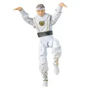 Hasbro Power Rangers Lightning Collection Mighty Morphin X Cobra Kai Daniel LaRusso White Crane Ranger Action Figure