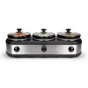 Triple Slow Cooker 8"H x 26"W x 12"D 1.5-qt. capacity (each)